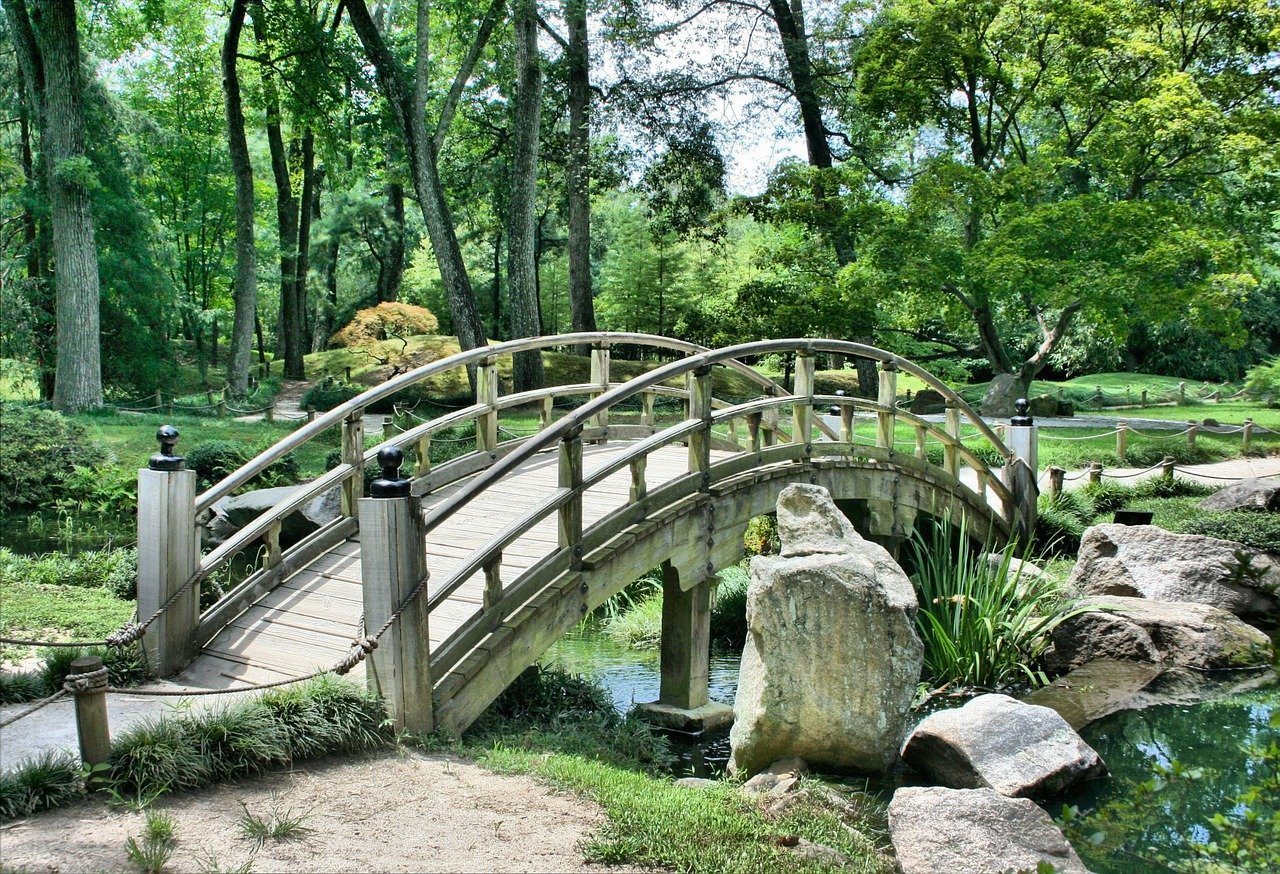 Round trip Japan view garden